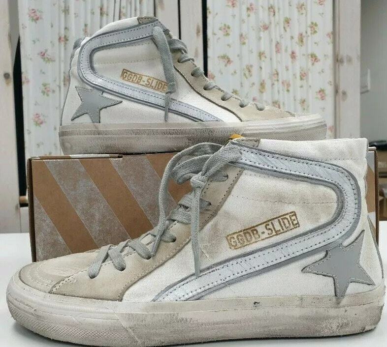 Slide on white sneakers sale