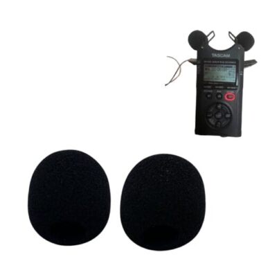 Dead Cat Wind Muff for Tascam DR40 DR07 Headset Windscreen Microphone Black