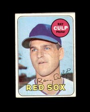 Ray Culp Signed 1969 Topps Boston Red Sox Autograph