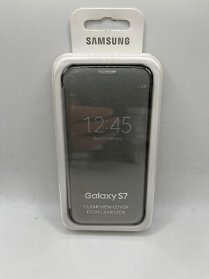 Authentic Samsung S-View Clear Flip Case Cover for