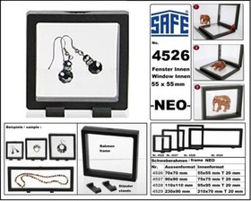 Floating Frame Minifigures Lego SAFE 4508 Dimensions Internal 265x60 External 295x95x35mm