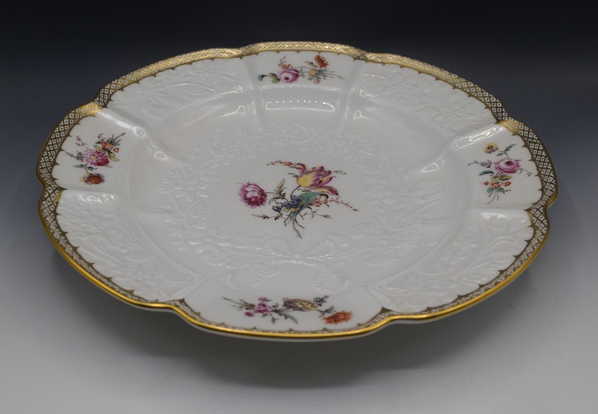 LENOX USA PORCELAIN SMITHSONIAN MAYENCE PLATTER 1760 MEISSEN