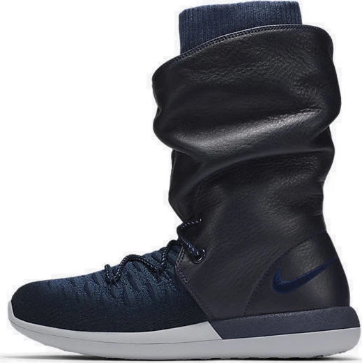 muy agradable absorción verbo Nike Roshe Two Flyknit Hi 861708-400 Collage Navy Wmn Sz 6 Boots | eBay