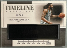 DEANDRE JORDAN 2019-20 National Treasures Timeless Game-Worn Patch 18/49