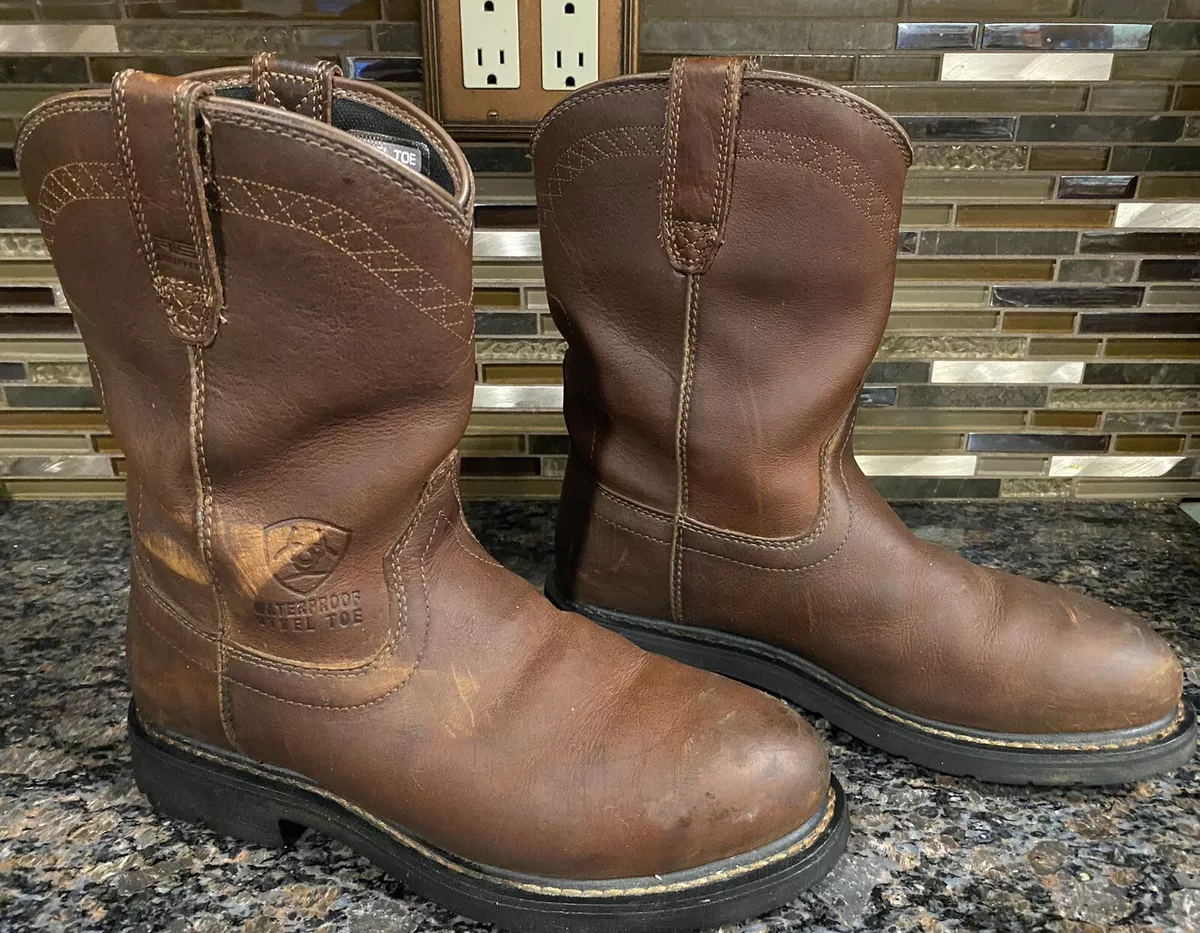 Ariat men's sierra h2o top steel toe work boots