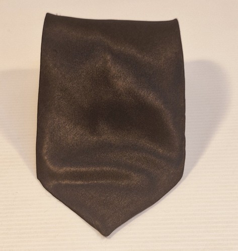 Corbata de poliéster negra Copperstone - Elegante corbata formal de negocios para hombre - Imagen 3 de 7