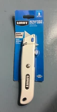 HART Retractable Utility Knife 3 Blades included Brand New in Original Package