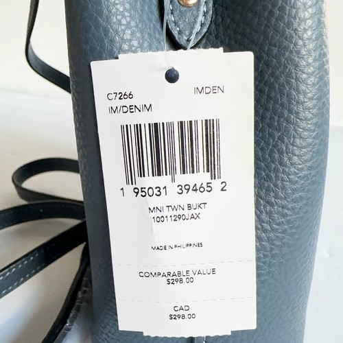 NWT Coach Mini Town Bucket Bag c7266 - Picture 6 of 9