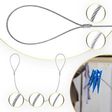 Stahlseil mit Ösen PCV Schlaufenkabel Seil Pressklemmen Forstseil ab 0,2 Meter