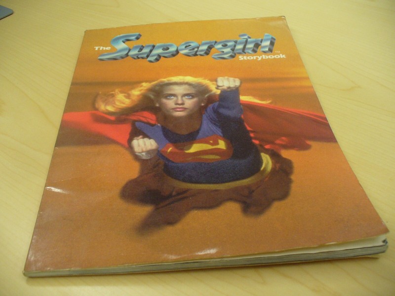 SUPERGIRL The Storybook 1984 60+ Pages USED and Worn