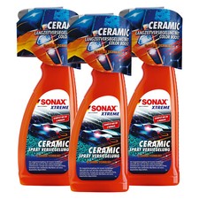 3x 750 ml SONAX XTREME Ceramic Spray Versiegelung Lack Schutz Lackversiegelung