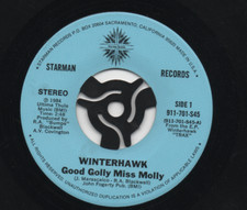 WINTERHAWK - GOOD GOLLY MISS MOLLY. (US, 1984, STARMAN RECORDS, 911-701-S45)