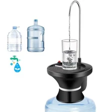 Electric Water Dispenser Pump USB Rechargeable for 2-5 Gallon Bottles Portable