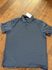 Nike Dri-FIT Vapor Men's Striped Golf Polo, Thunder Blue/Black Sz Med DH0811-437
