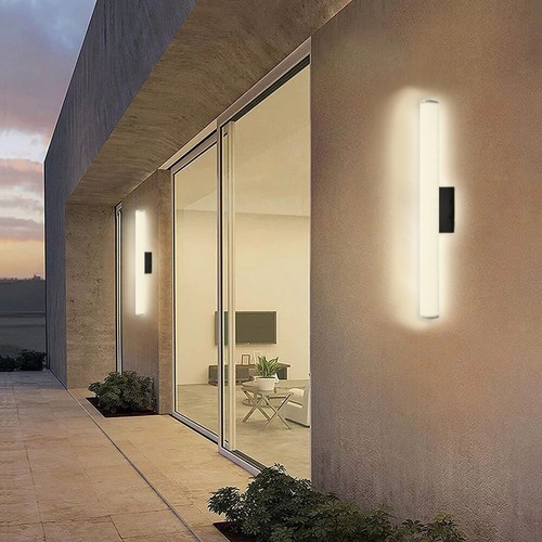 LED Lange Wandleuchte Lampe Führte Wandlampe Innen- und Außen Beleuchtung Modern - Bild 4 von 25