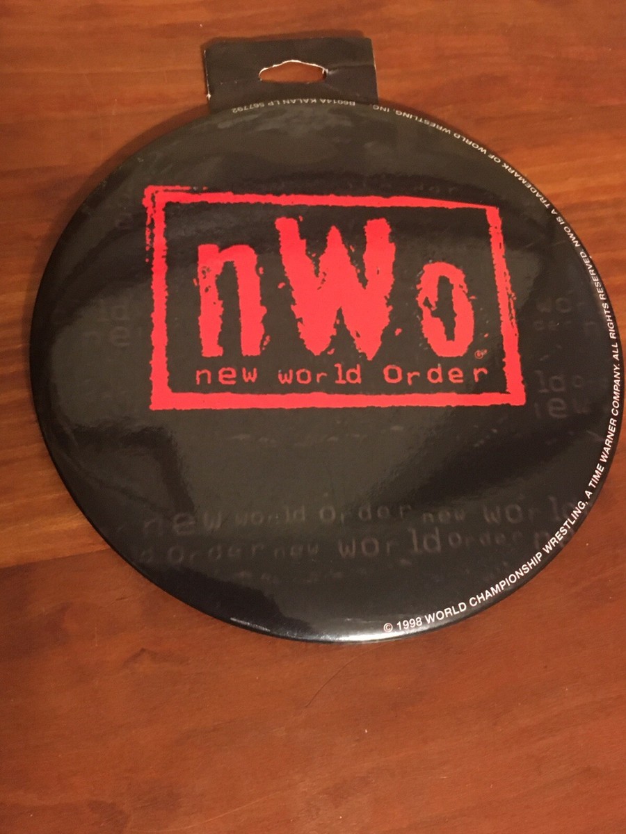 Rare Vintage 90's N.W.O. New World Order WCW Wrestling 6” Pin Or