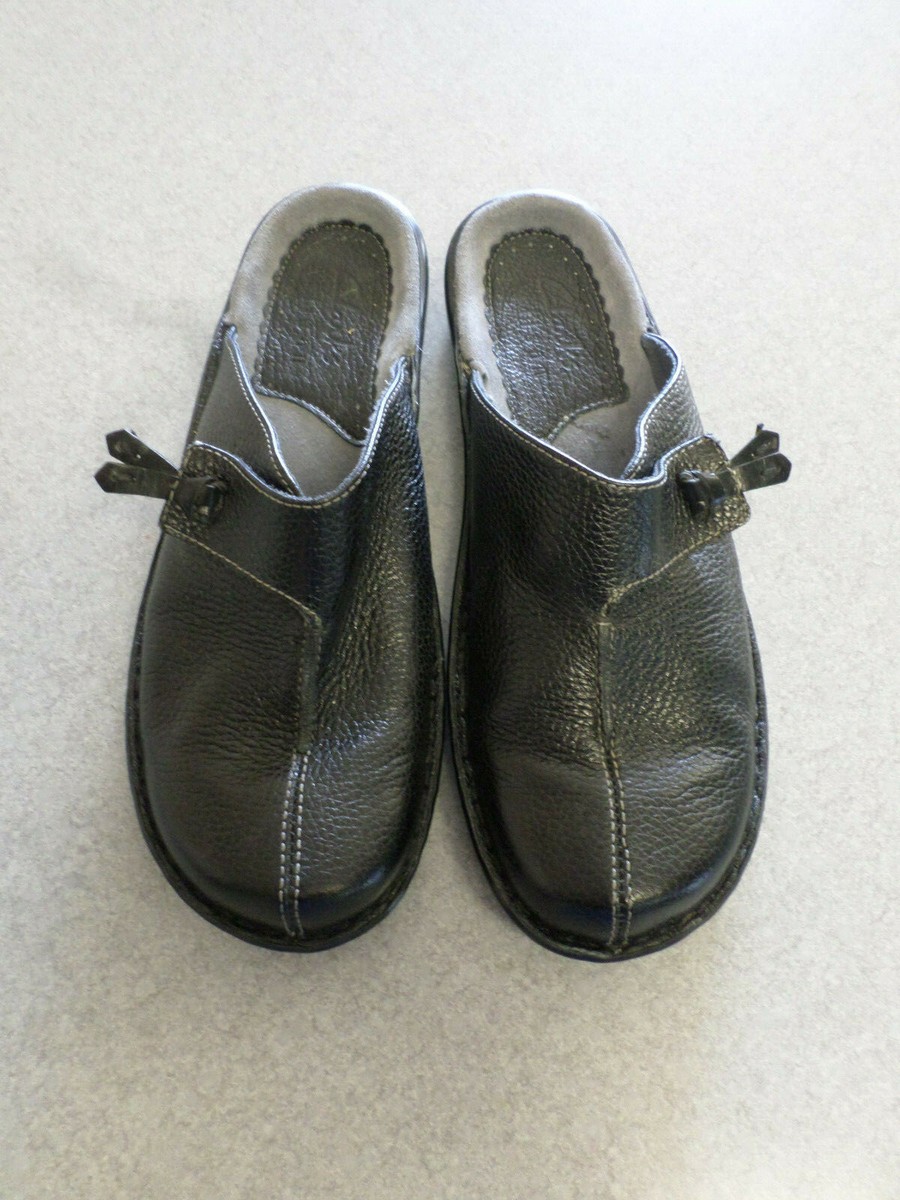Mules Clarks Artisan En Cuir Noir Pour Femme - Taille 6 US - Pliables - Occasion
