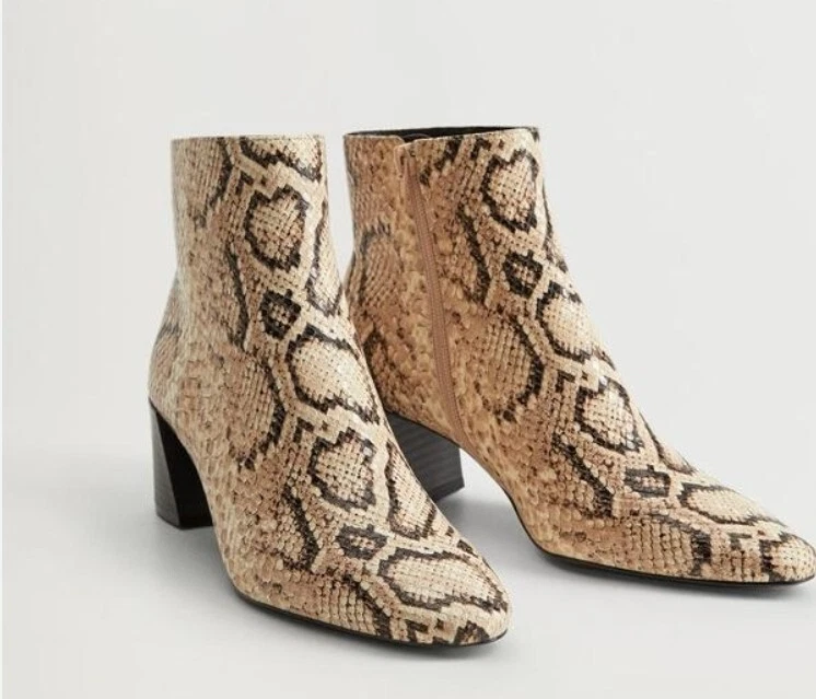 Snake boots hotsell mango