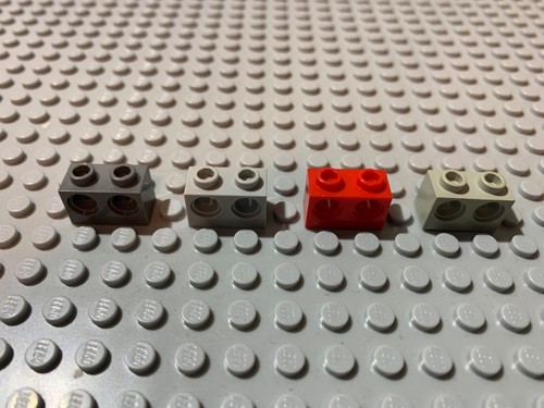 LEGO Parts 32000 (6pcs) Technic,  Brick 1 x 2 with Holes: Choose Color