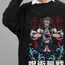 Jujutsu Kaisen Sweatshirt Gojo Satoru Sweater JJK Anime Pullover Toji Sukuna