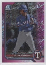 2022 Bowman Chrome Prospects Fuchsia Shimmer Refractor /199 Yeison Morrobel 0xn3
