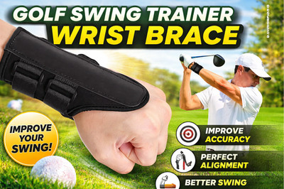 Golf Swing Trainer Wrist Brace Power Band  Improve Accuracy & Alignment Training