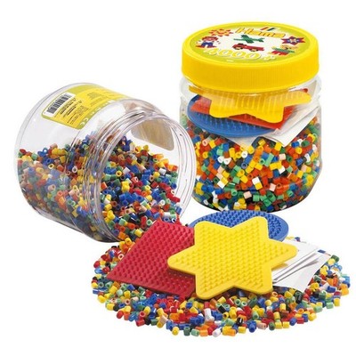 Hama Dose mit Bügelperlen und Stiftplatten
