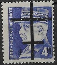 LIBERATION..RRR..LILLE..4f**bleu gravé.."NON EMIS"..".Sge RENV"...Signé P MAYER