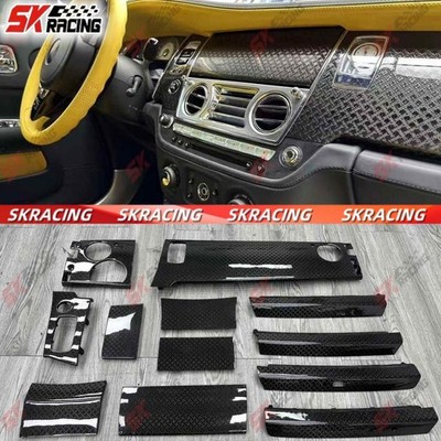 Interior Trim Kits Replacement For Rolls-Royce Wraith 2014-2021 Dry Carbon Fiber