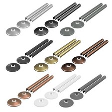 Radiator Pipe Sleeve & Collar Set (Pair) 200mm Pipes 50mm Collar / 14 Colours