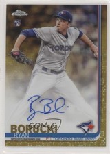 2019 Topps Chrome Rookie Gold Refractor 24/50 Ryan Borucki #RA-RBO Auto s3g