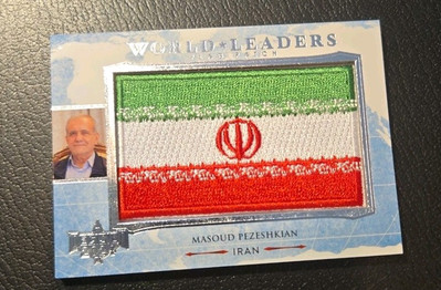 Masoud Pezeshkian 2024 Decision World Leaders Flags Iran President #WL30