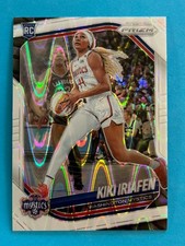 Kiki Iriafen 2025 Panini Prizm WNBA (RC,SP) White Seismic Wave #72 Mystics