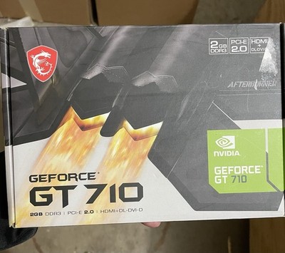 MSI GeForce GT 710 2GB DDR3 PCIe 2.0 x16 HDMI DVI-D DirectX 11