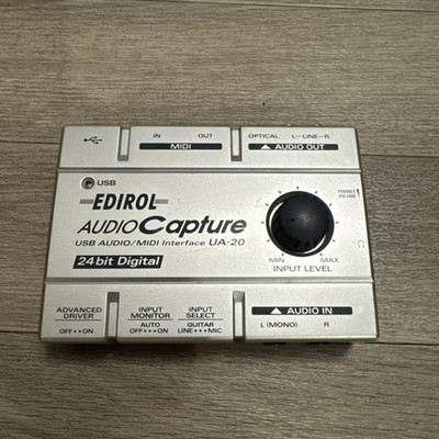 Roland Edirol Audio Capture UA-20 24bit Digital voll funktionsfähig aus Japan