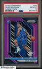 2018-19 Panini Purple Prizm #250 Jalen Brunson Mavericks RC Rookie 50/75 PSA 10