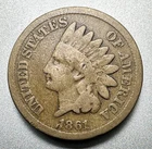1861  INDIAN CENT   GOOD  KEY DATE  #2103