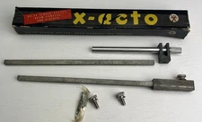 Vintage X-Acto No. 54 Circle Cutter, Beam Compass And Divider RARE See Photos