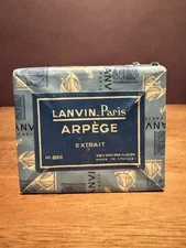 EARLY 60'S VINTAGE LANVIN ARPEGE PERFUME EXTRAIT FLACON PARIS FRANCE Sealed