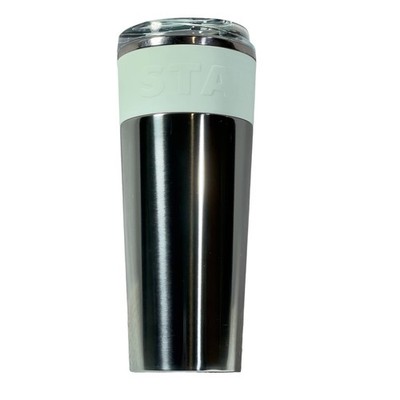 Starbucks 2022 Holiday Release Stainless Steel Travel Mug 16 oz Mint Rubber Grip