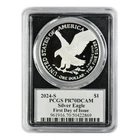 2024-S American Silver Eagle PCGS PR-70 DCAM FDOI Emily Damstra Signed