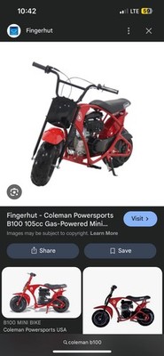 Coleman B100 $500  Just Bought In Store A Few Days Ago Still Have Receipts