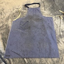Vtg 40s 50s Selvedge Denim Apron Workshop Machinist Distressed Patina Americana