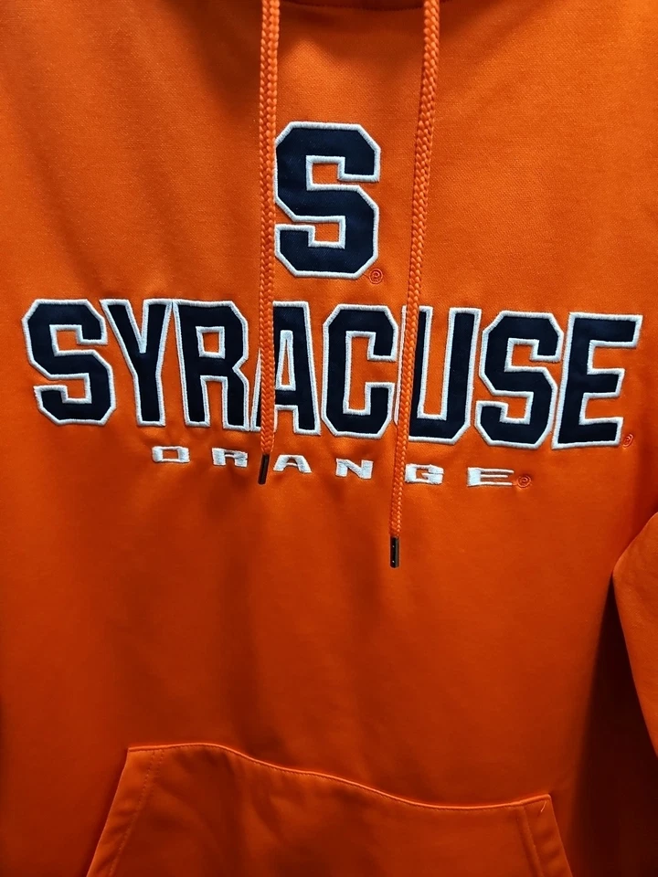 Syracuse Orange Pullover Hoodie Men's XL Orange Colosseum - Image 2 of 4