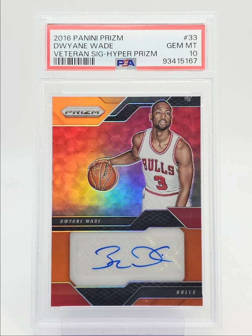Dwyane Wade Basketball Autographed Sports Trading Cards