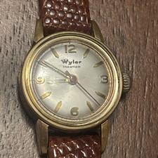 WYLER IncaFlex Gold Tone Mechanical Women's Watch