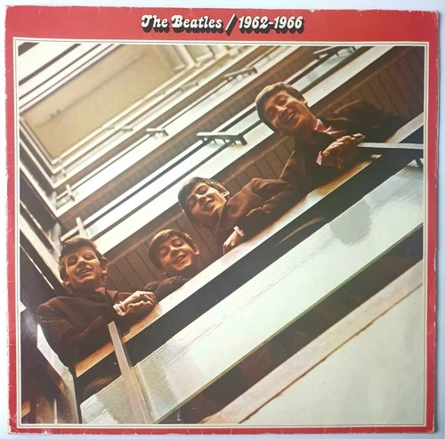 THE BEATLES "1962-1966" GERMAN APPLE 1C 172-05 307/08 GATEFOLD VINYL 2LP