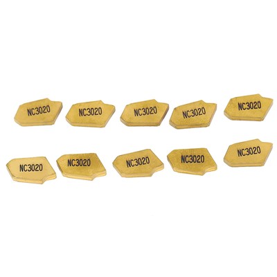 10 PCs CNC -Drehwerkzeuge hohe Haltbarkeitsverarbeitung Zubehör GTN3 Blades