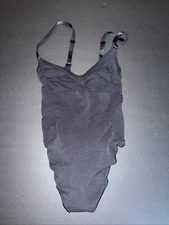 Women’s Skims Seamless Sculpt Thong Bodysuit Onyx Size Medium