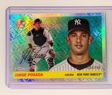 2025 Topps Chrome Platinum Anniversary Jorge Posada Topps Refractor /499 Yankees